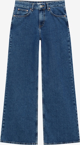 Pull&Bear Wide Leg Jeans in Blau: predná strana