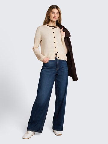 TOM TAILOR Strickjacke in Weiß
