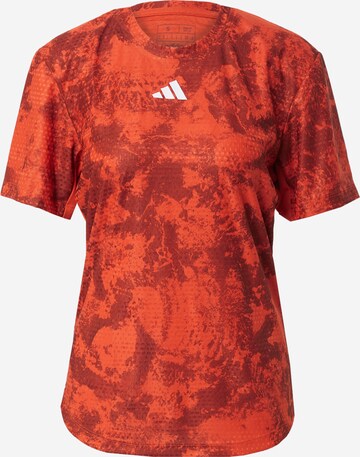 T-shirt fonctionnel 'Paris' ADIDAS PERFORMANCE en rouge : devant