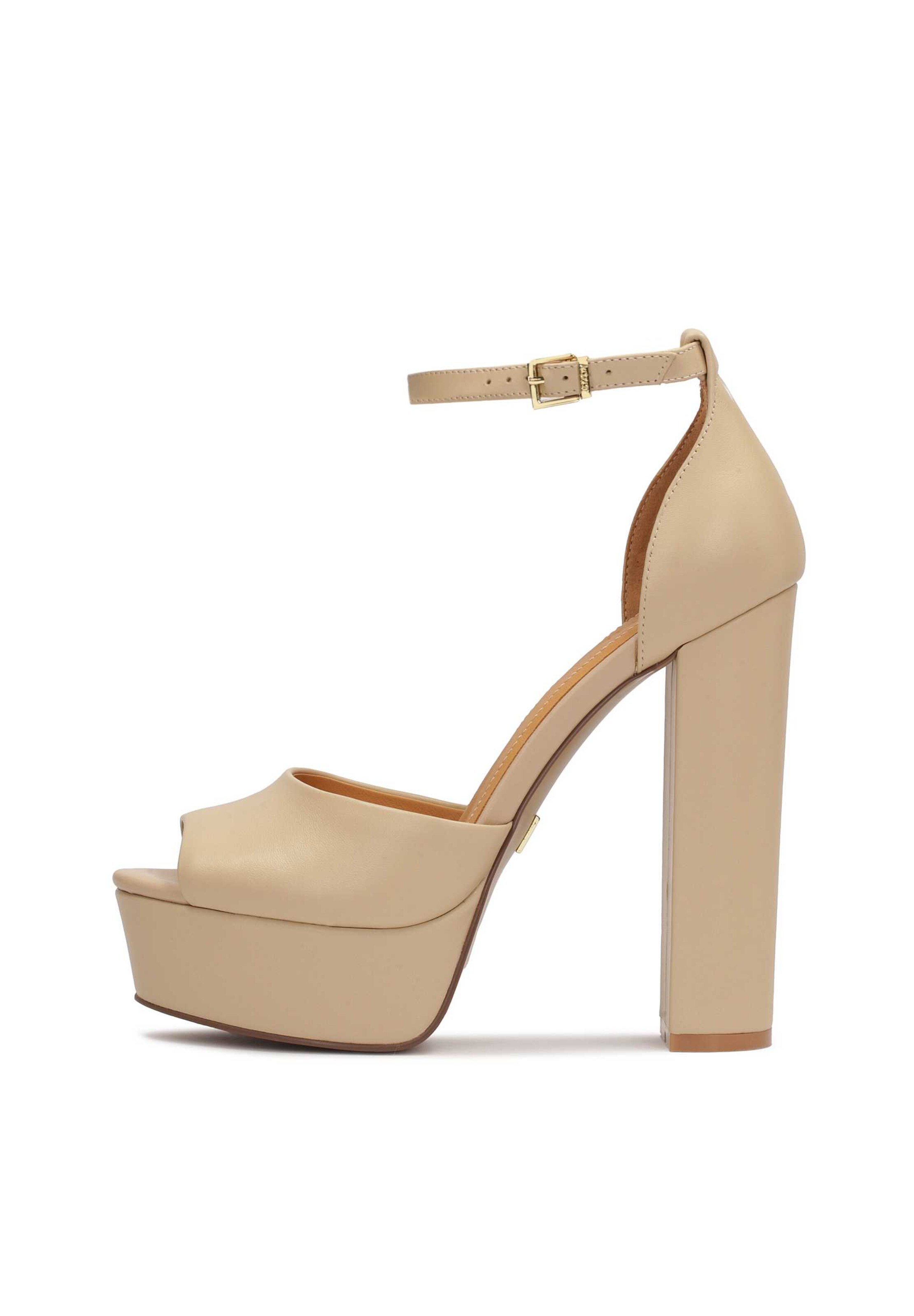 Kazar Sandals in Beige: front