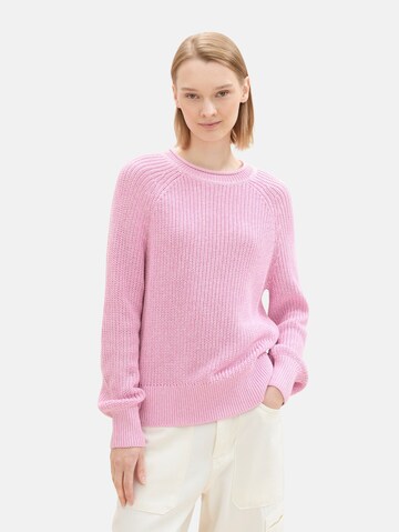 TOM TAILOR DENIM Sweater in Pink