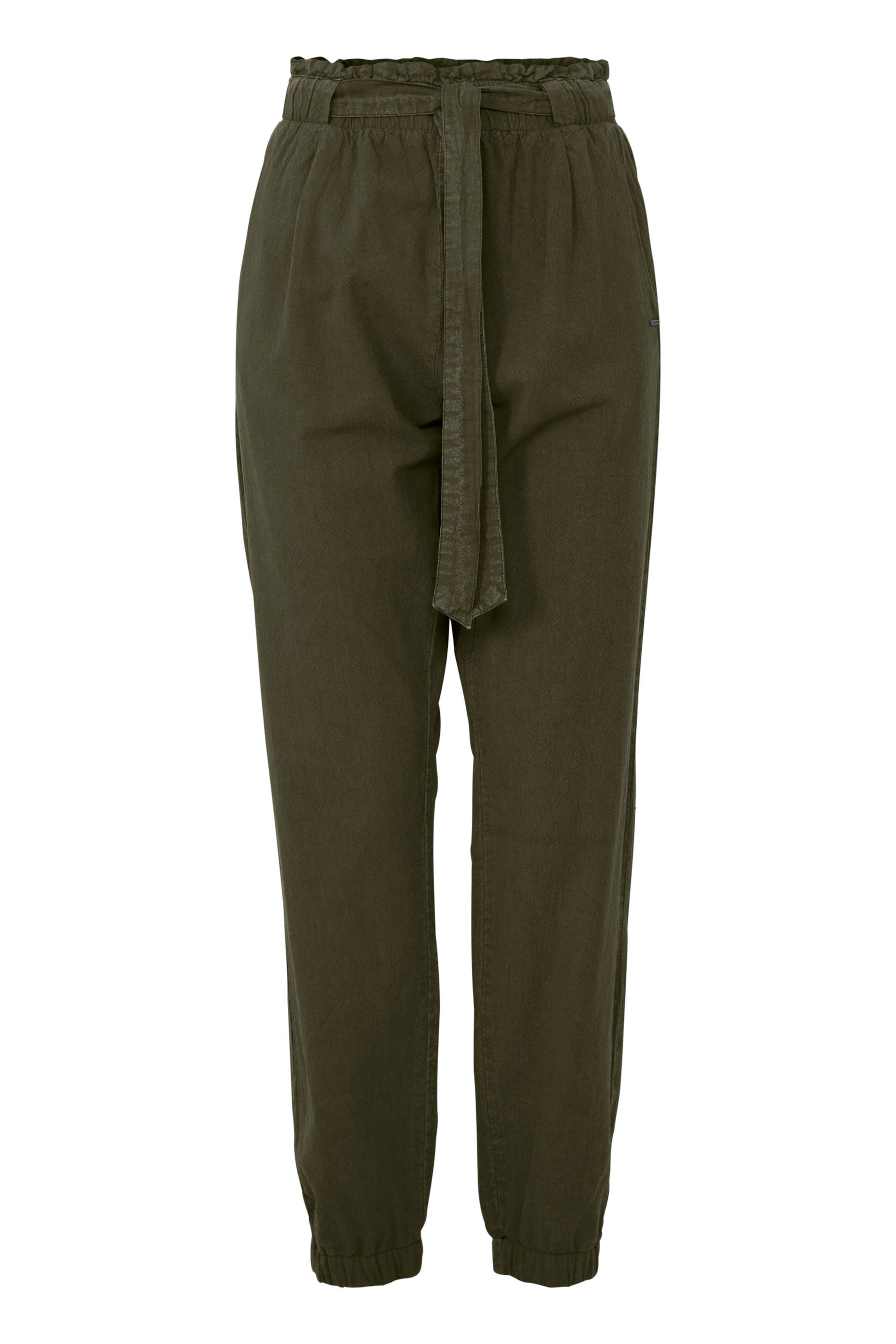 Oxmo - Tapered Pantalón en verde: frente