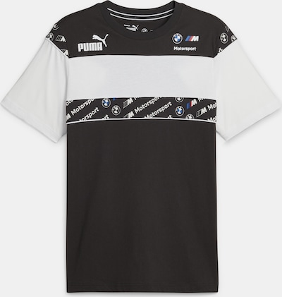 PUMA Functioneel shirt 'BMW M Motorsport SDS' in de kleur Zwart / Wit, Productweergave