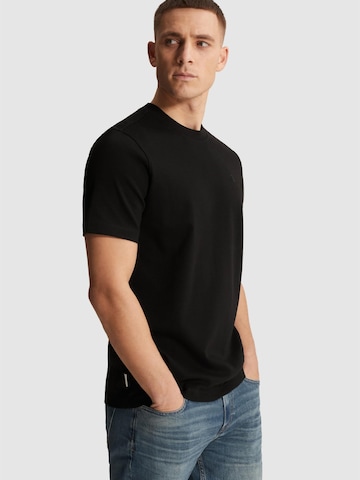 T-Shirt 'T-shirt in interlock jersey' CAST IRON en noir : devant