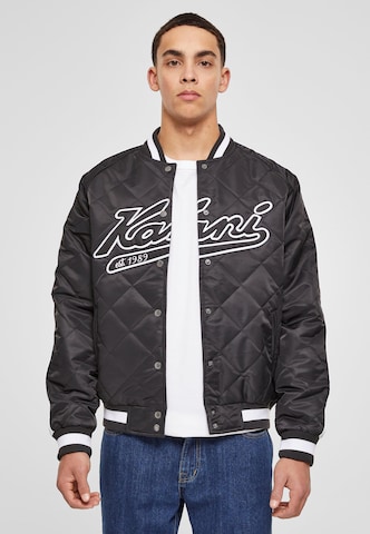 Veste mi-saison Karl Kani en noir : devant