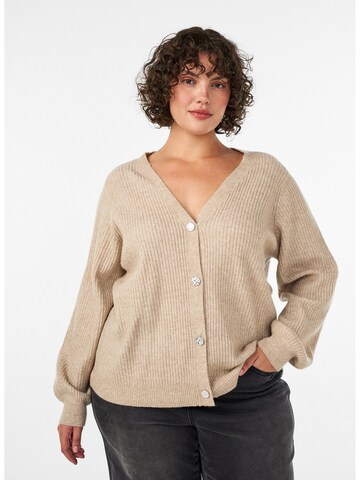 Zizzi Sweatshirt in Beige