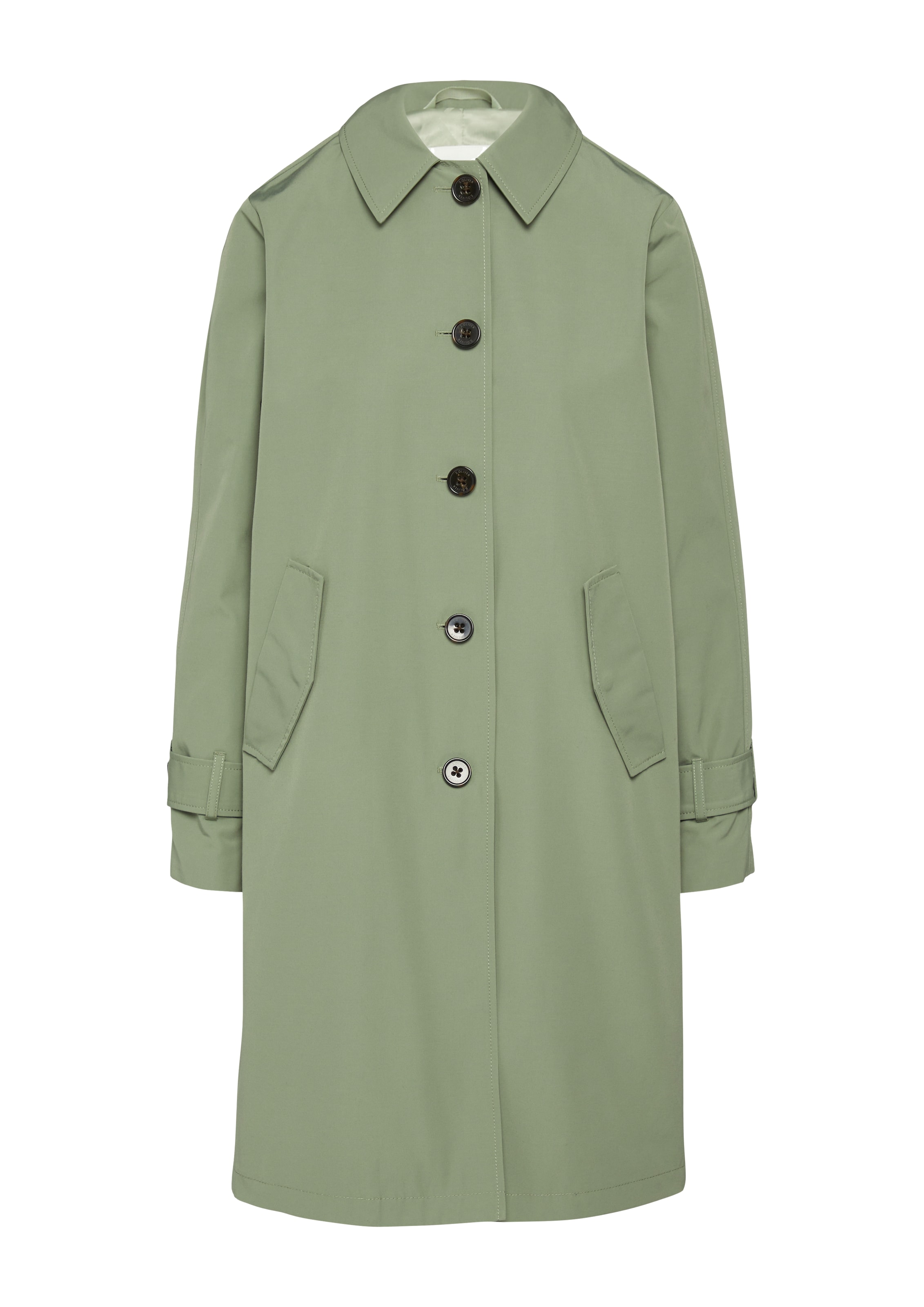 s.Oliver Kevad-sügismantel, värv roheline: eest vaates