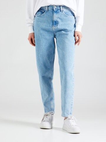 Tommy Jeans Regular Jeans 'JULIE STRAIGHT' in Blauw: voorkant