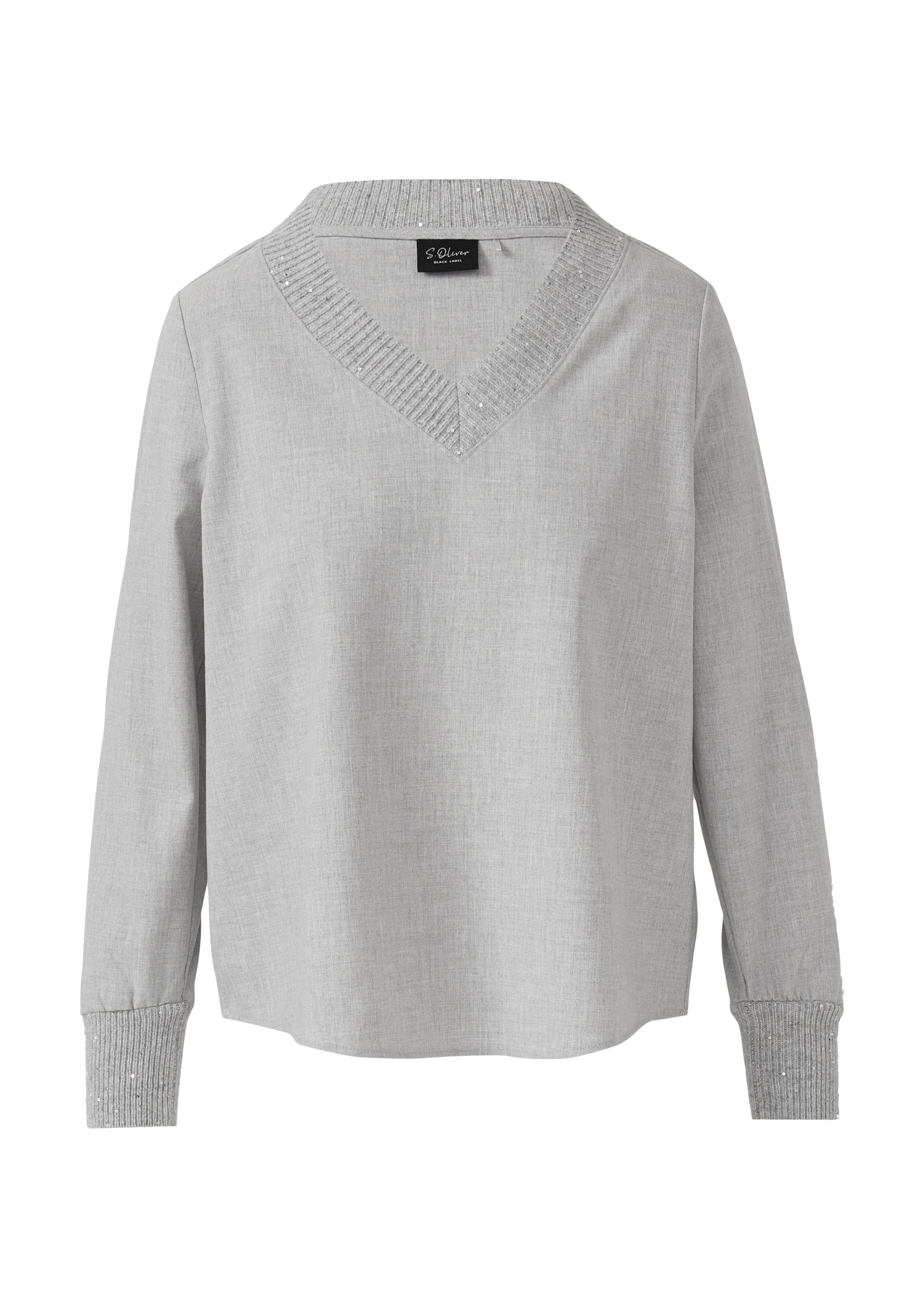 s.Oliver Bluse in grau, Produktansicht