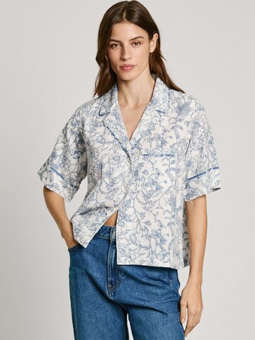 Pepe Jeans Blouse 'Doris' in Wit: voorkant
