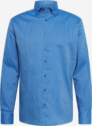 ETERNA Regularny krój Koszula w kolorze niebieski: przód