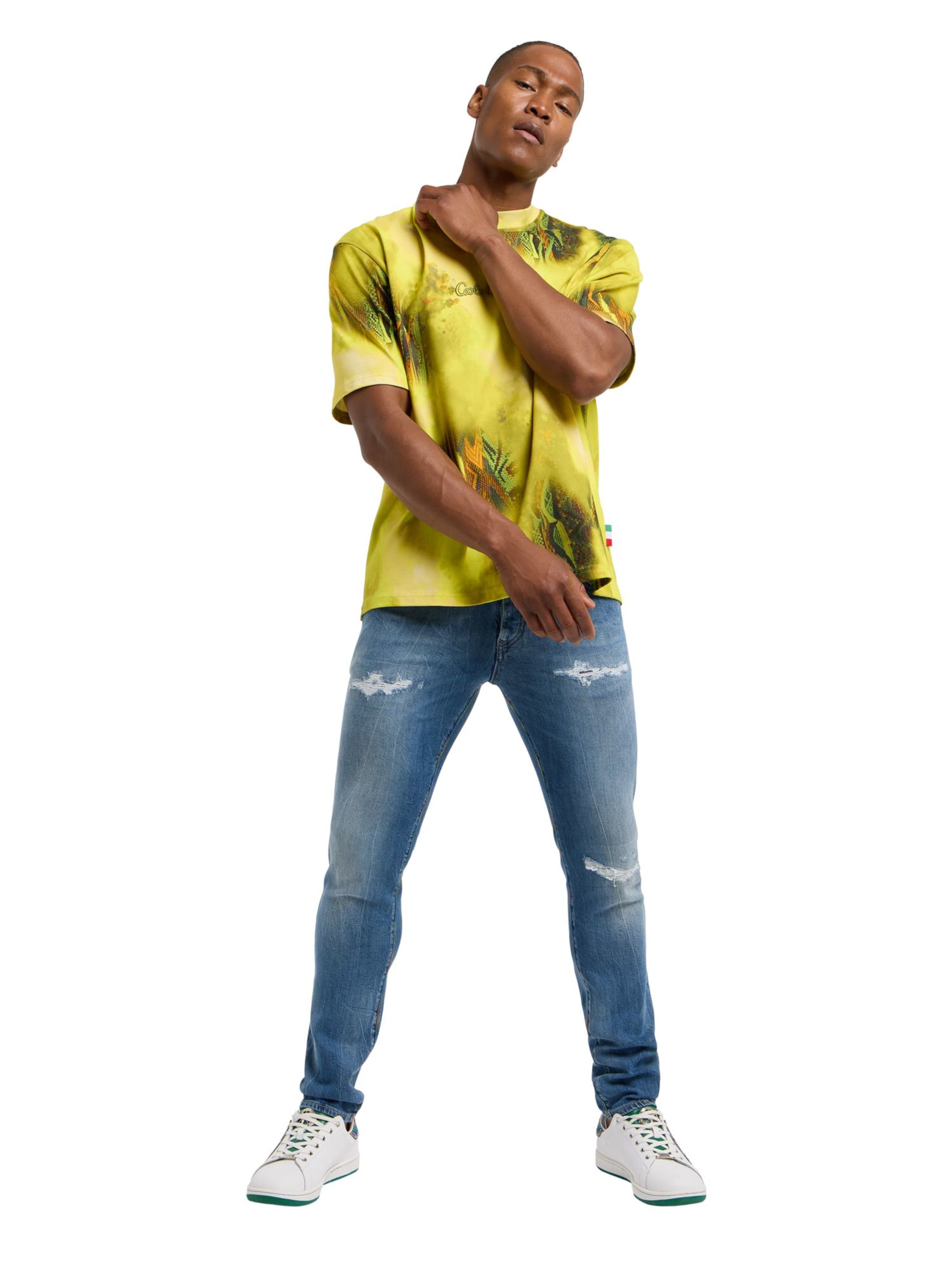 Carlo Colucci Shirt 'D'Inezo' in Geel