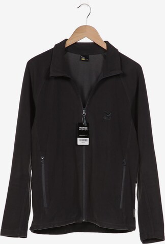 SALEWA Sweatshirt & Zip-Up Hoodie in L in Grey: front