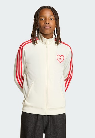 ADIDAS ORIGINALS - Chaqueta de entretiempo 'Firebird Heart' en blanco: frente