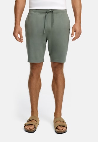 INDICODE JEANS Regular Chino 'INCowell' in Grijs: voorkant