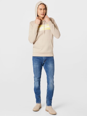 JACK & JONES Sweatshirt 'RAYMOND' in Braun