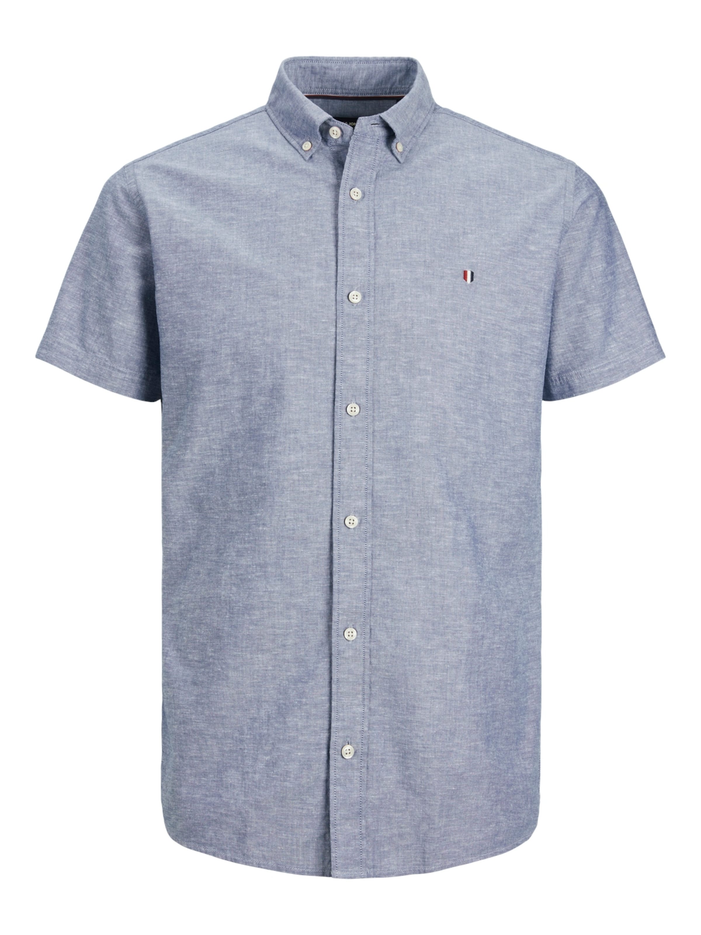 Chemise 'JPRBLUSummer' JACK & JONES en bleu : devant