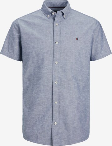 Coupe slim Chemise 'Summer' JACK & JONES en bleu : devant