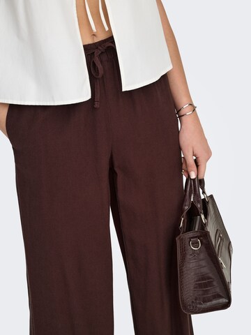 ONLY Loosefit Broek 'ONLGoa' in Bruin