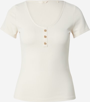 GUESS Футболка 'KARINA' в Бежевый: спереди