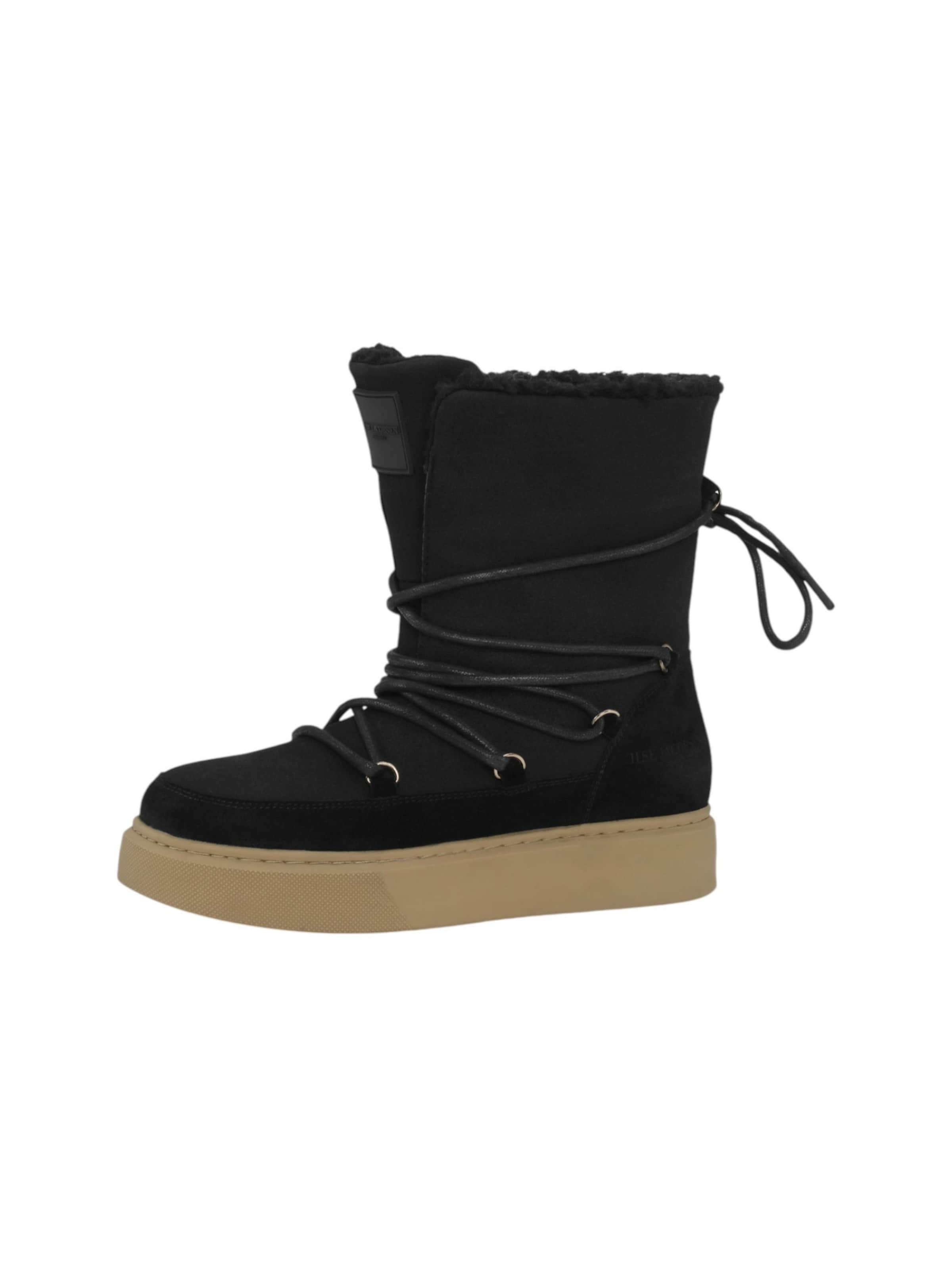 ILSE JACOBSEN Snowboots 'COLDY02' in Schwarz: Vorderseite