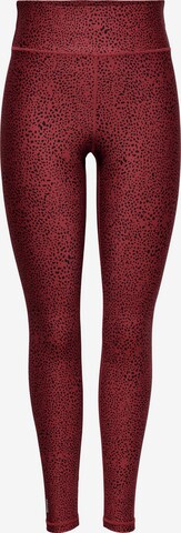 ONLY PLAY Skinny Workout Pants 'Afia' in Red: front