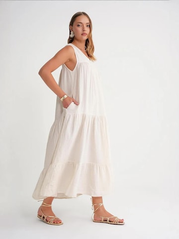 MixRay Jurk in Beige