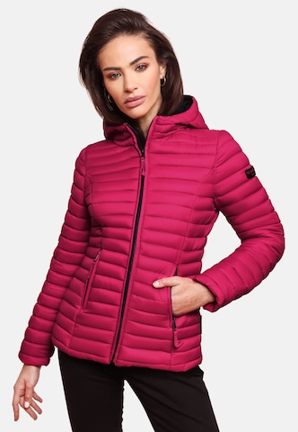 MARIKOO Between-Season Jacket 'Asraa' in Pink: front