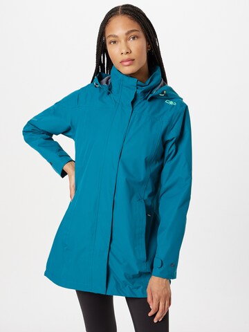 CMP Outdoor Coat in Blue: front