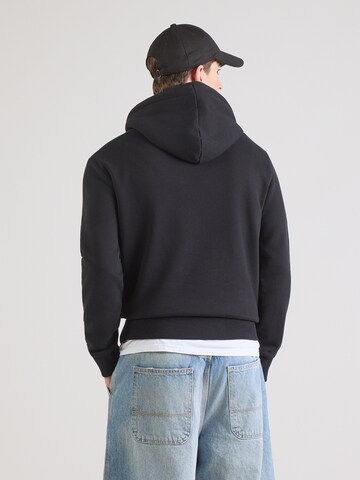 Superdry & Co Mikina 'RECORDS' - Čierna: zadná strana