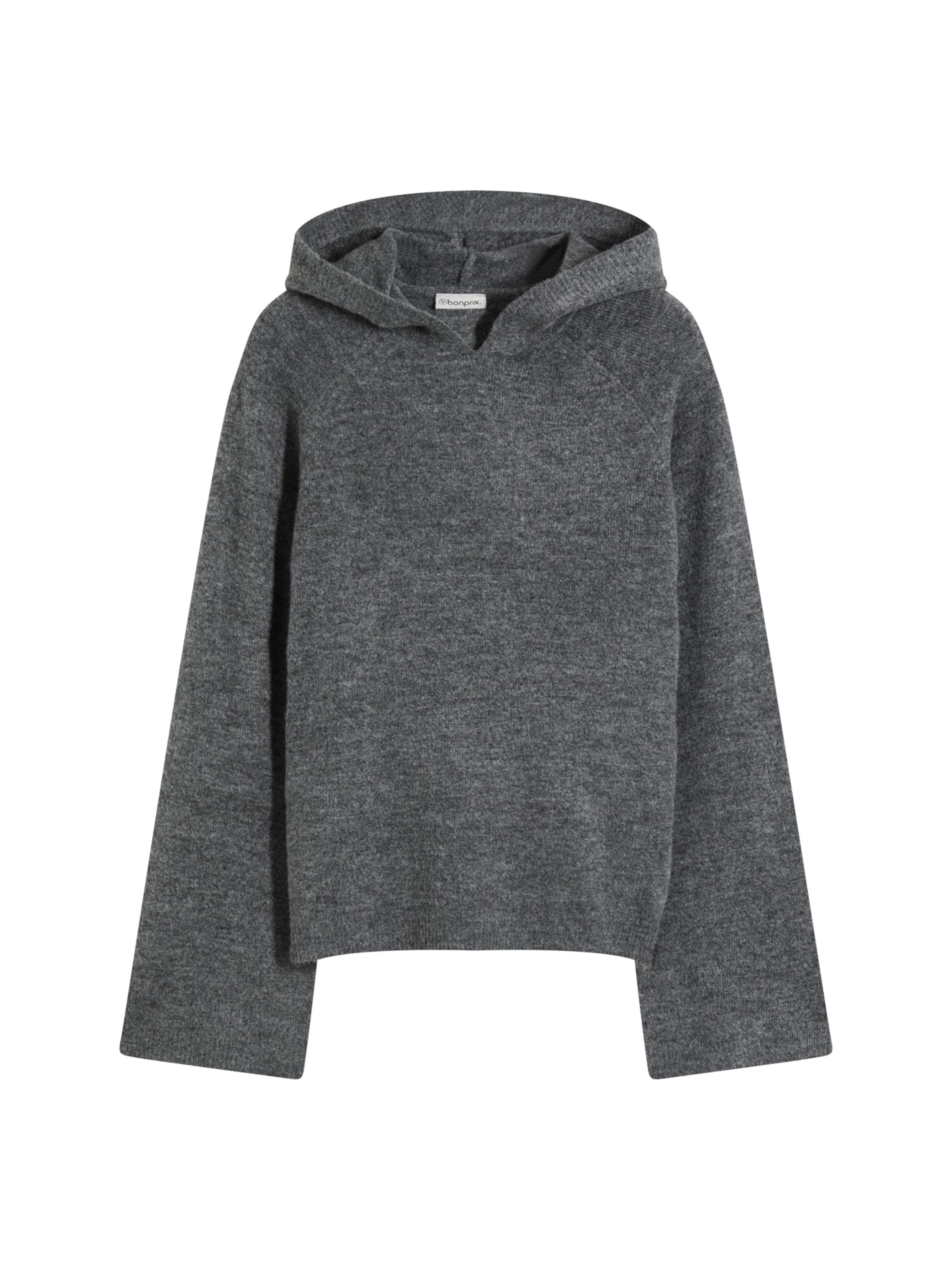 Pullover extra large di bonprix in grigio: frontale