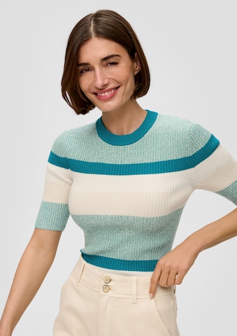 Pull-over s.Oliver en bleu : devant