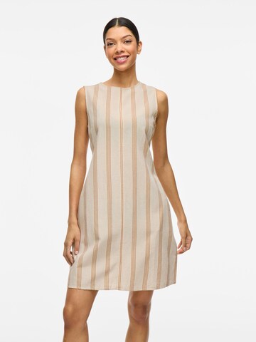 VILA Dress in Beige: front