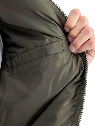 ALPHA INDUSTRIES Between-Season Jacket 'MA-1 Emb. Logo' in Green