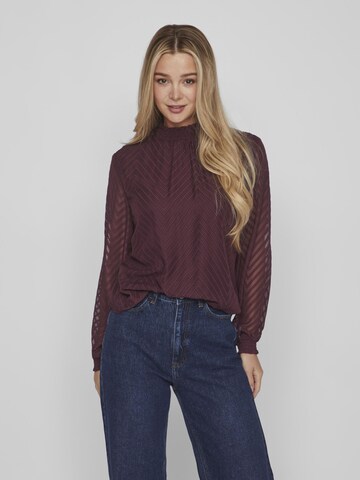 Vila Petite Blouse in Rood: voorkant