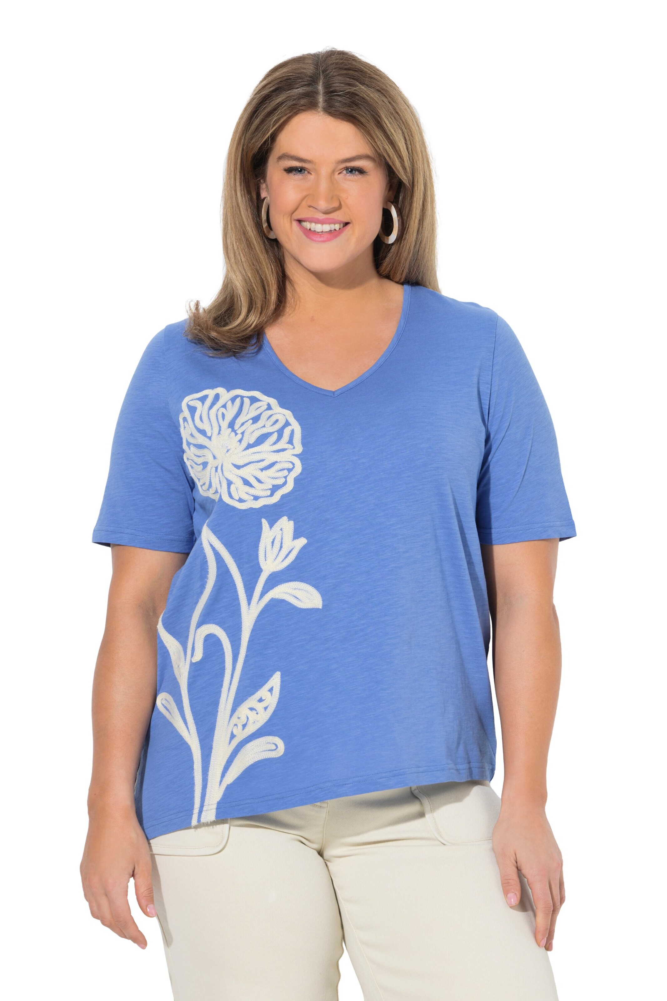 Ulla Popken Shirt in Blue: front