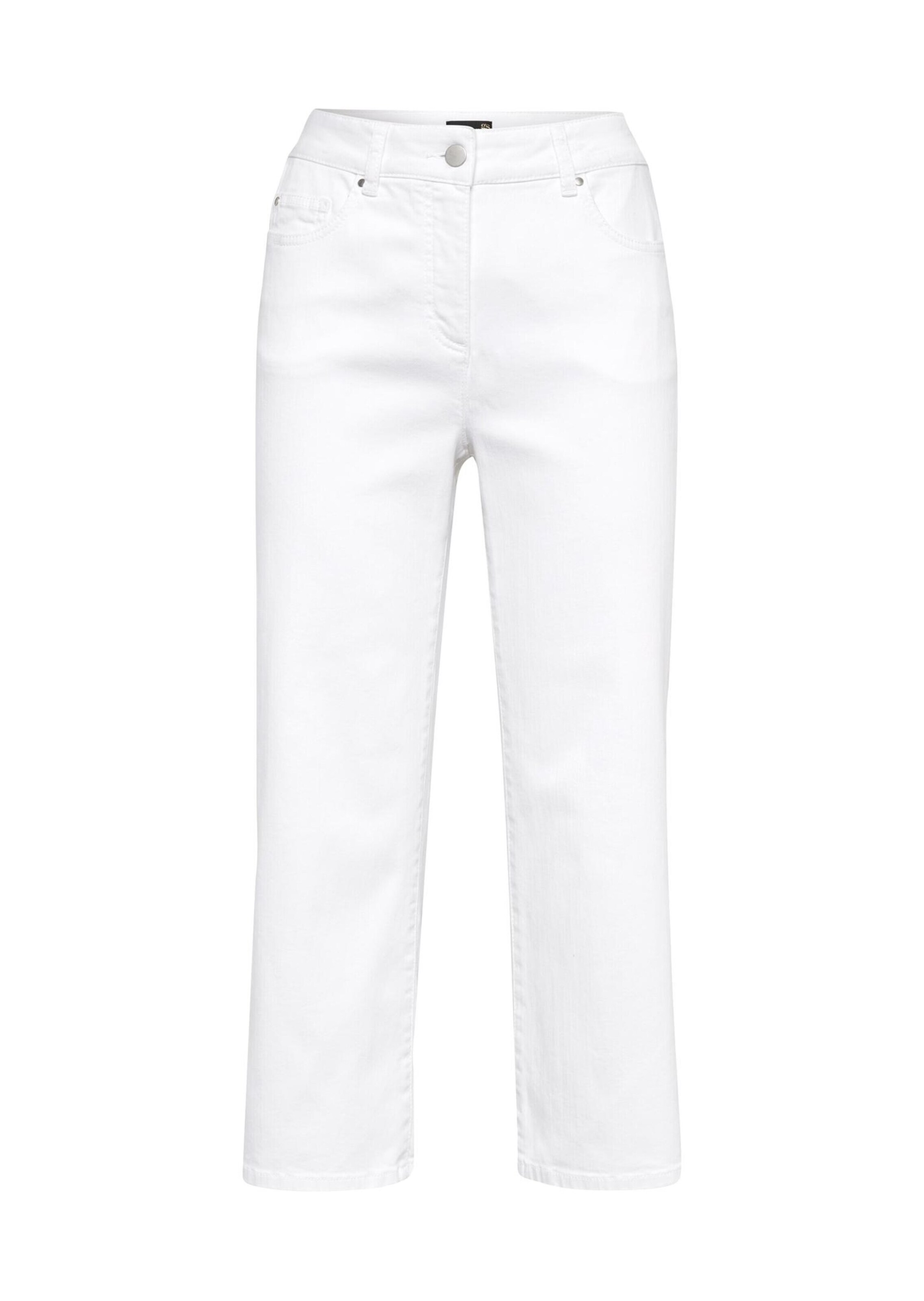 Goldner Regular Broek in Wit: voorkant