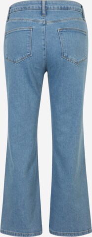 Dorothy Perkins Petite Wide Leg Jeans 'Petite Button Front Wide Leg Jeans' in Blau