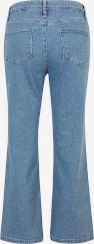 Dorothy Perkins Petite Široke hlačnice Kavbojke 'Petite Button Front Wide Leg Jeans' | modra barva