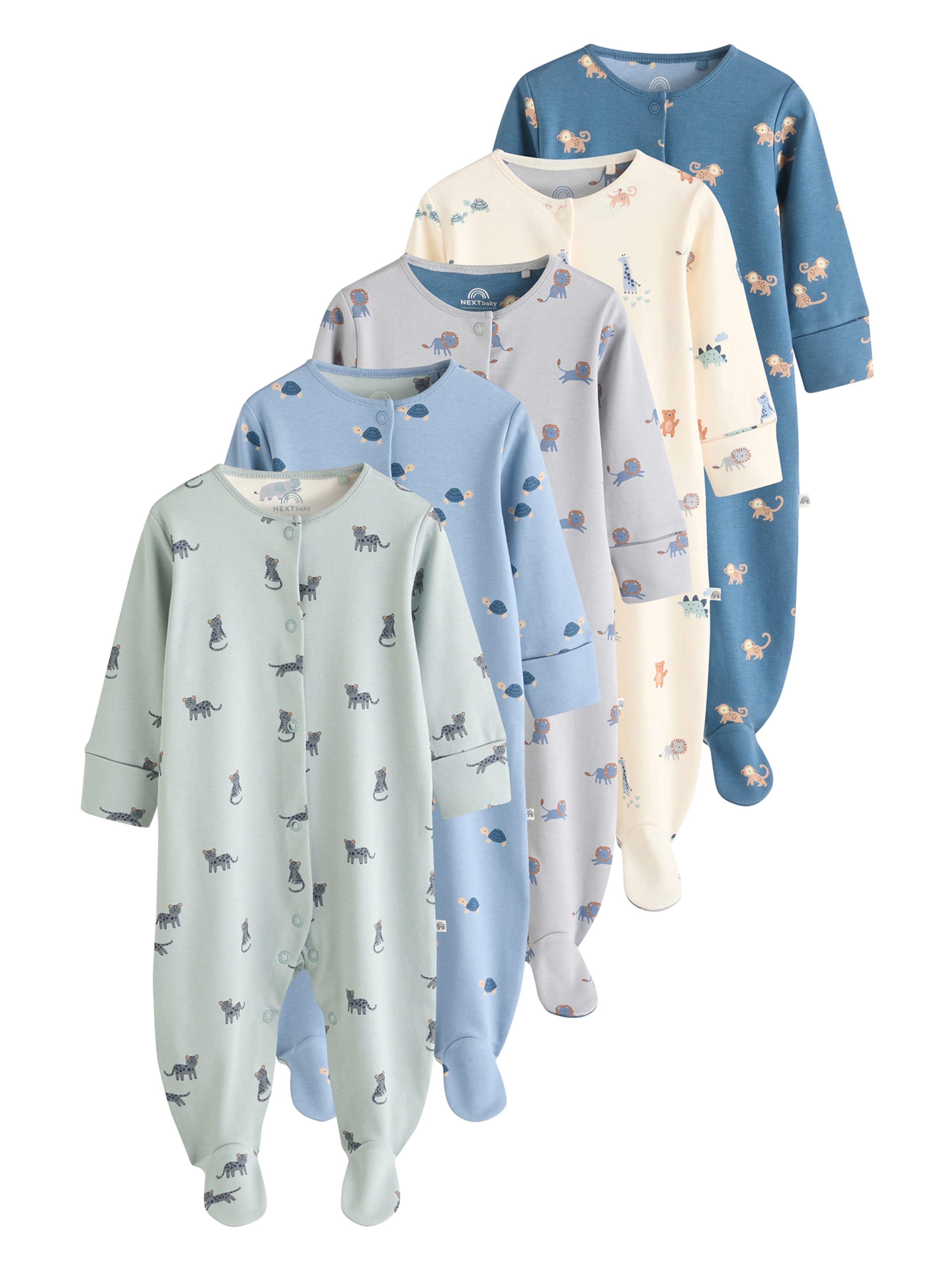 Next Pajac/bodi | modra barva: sprednja stran