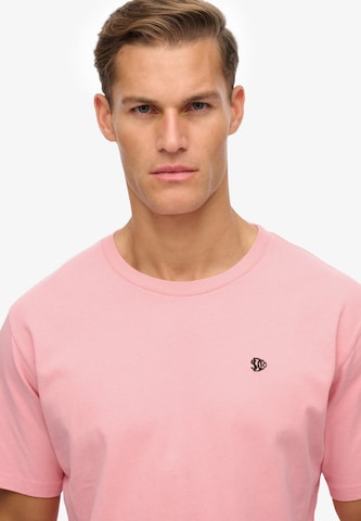 T-Shirt 'Essentials' Superdry en rose