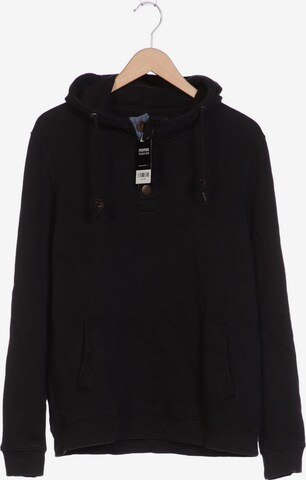 YOURTURN Sweatshirt & Zip-Up Hoodie in L in Black: front