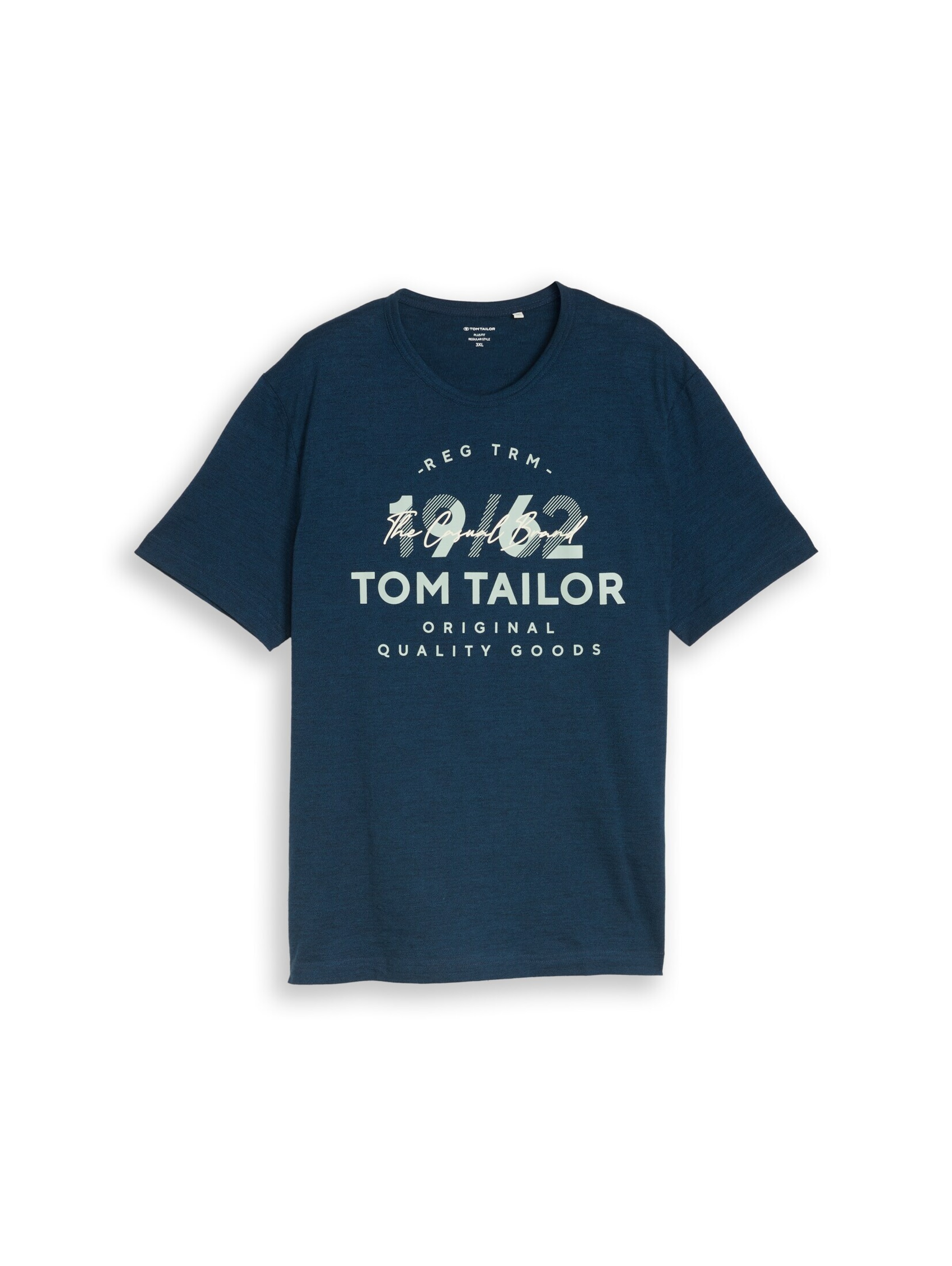 TOM TAILOR Men + Shirt in Blauw: voorkant