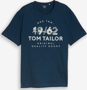 TOM TAILOR Men + Shirt in Blauw: voorkant