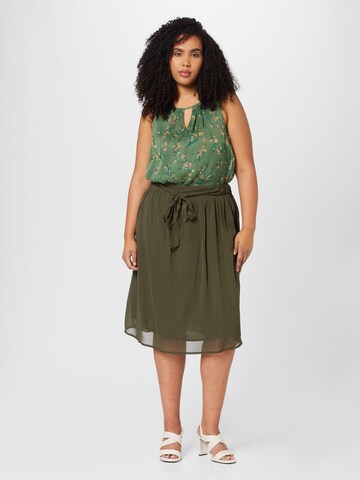 ABOUT YOU Curvy - Falda 'Taria' en verde