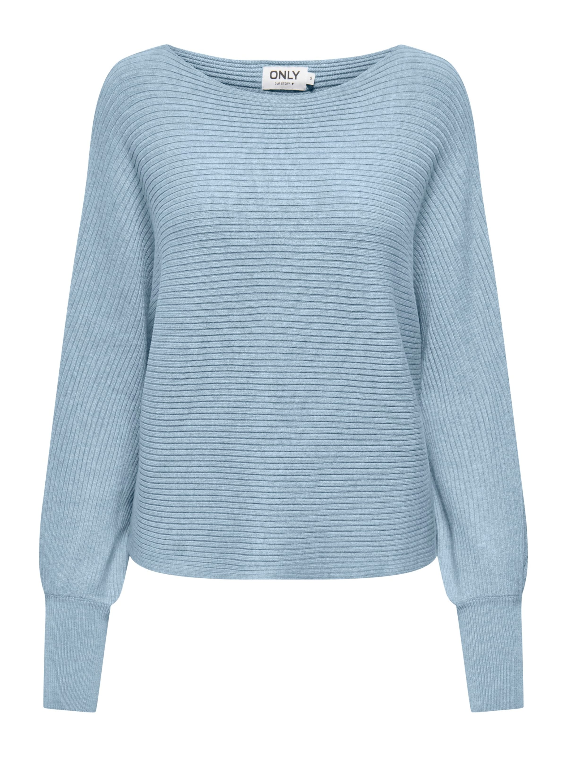 Pull-over 'ONLADALINE' ONLY en bleu : devant