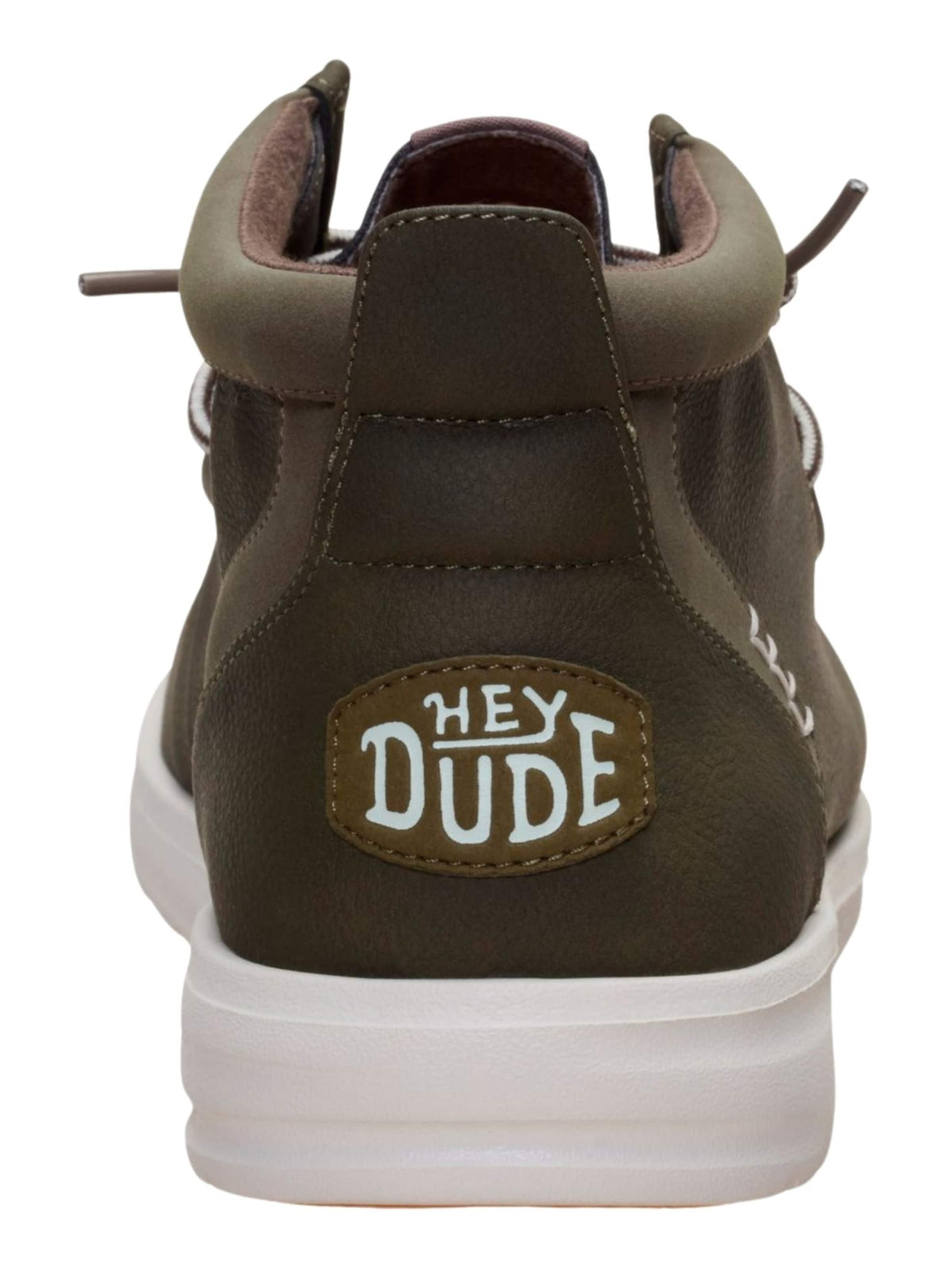 Boots chukka 'Wally Mid GripR Classic' di HEY DUDE in verde