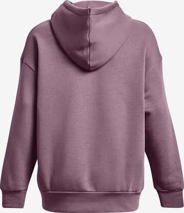 UNDER ARMOUR Sportsweatshirt 'Essential' i lilla