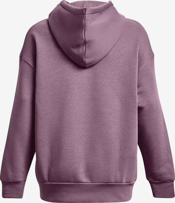 UNDER ARMOUR Sportief sweatshirt 'Essential' in Lila