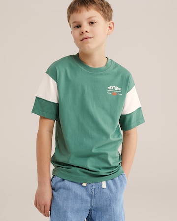 Maglietta di WE Fashion in verde: frontale